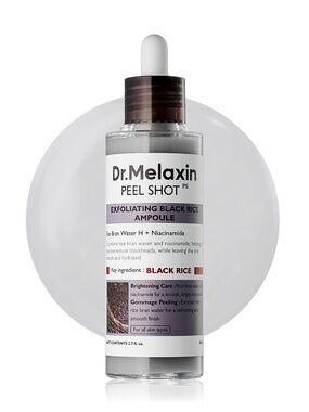 Dr. Melaxin NIB Peel Shot Exfoliating Black Rice Ampoule — 2.7 Fl.oz